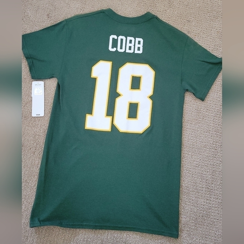 NFL Green Bay Packer Randall Cobb 18 Short Sleeve Football Shirt - Picture 3 of 8